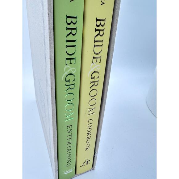 Bride & Groom Williams-Sonoma Collection Cookbook & Entertaining 2 Book Set gift - Picture 1 of 16